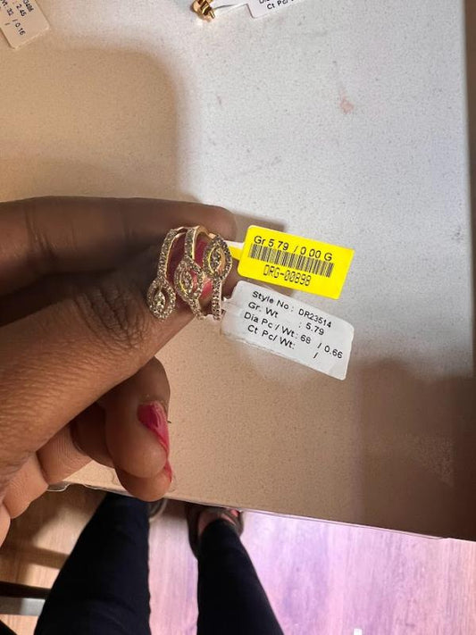 DIAMOND-RING,18K (DRG-00898)