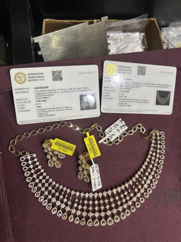 DIAMOND-NECKLACE,18K (DNK-00641)