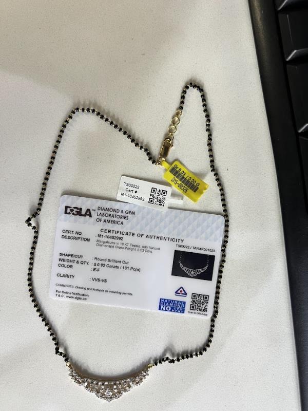 DIAMOND-MANGAL SUTRA,18K (DMS-00326)