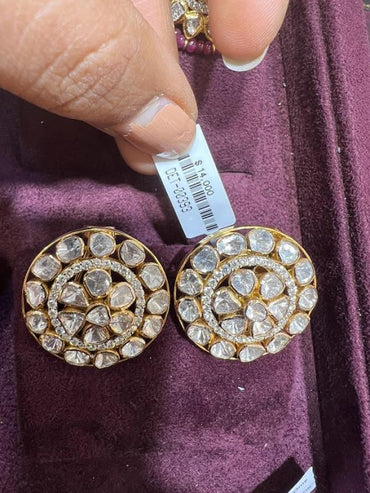 DIAMOND-EAR TOPS,18K (DET-00393)