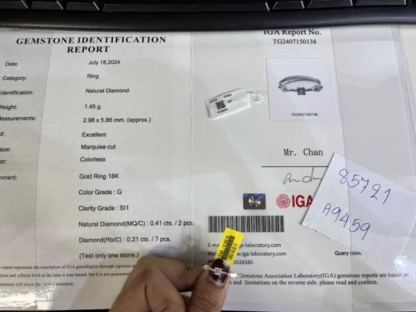 DIAMOND-RING,18K (DRG-01013)