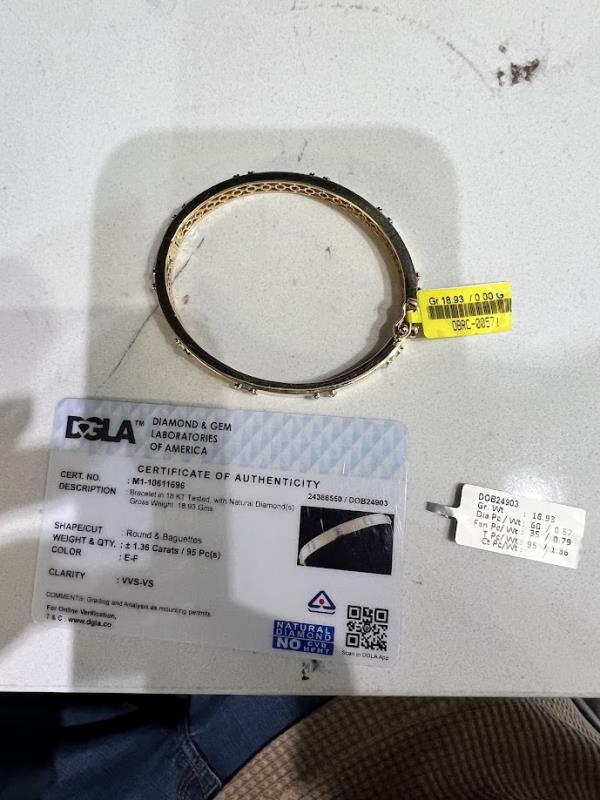 DIAMOND-BRACELET,18K (DBRC-00571)