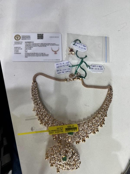 DIAMOND-NECKLACE,18K (DNK-00630)