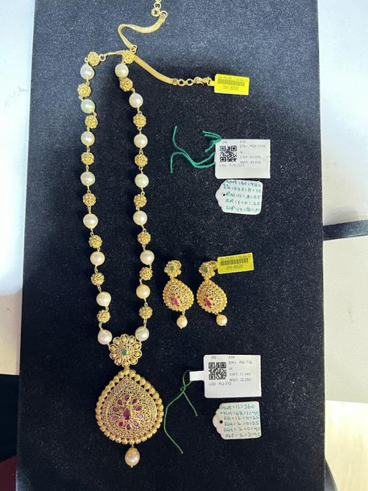 DIAMOND-NECKLACE,22K (DNK-00500)