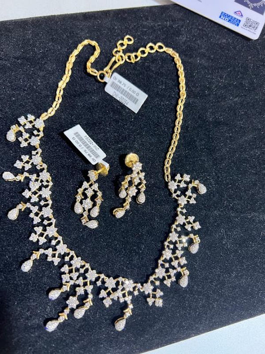 DIAMOND-NECKLACE,18K (DNK-00264)