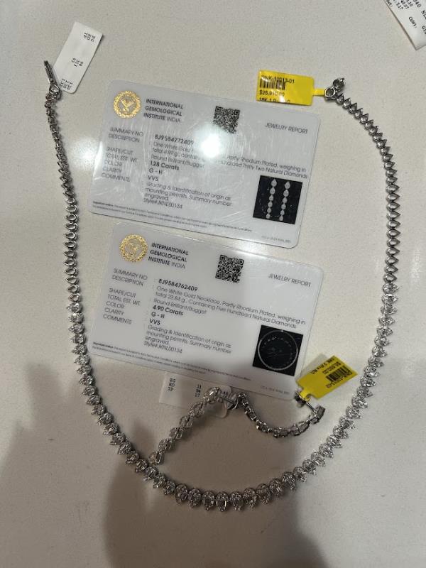 DIAMOND-NECKLAC,18K (DNK-10013-01)