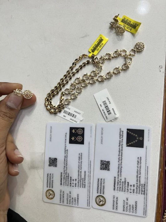 DIAMOND-NECKLACE,18K (DNK-00540)