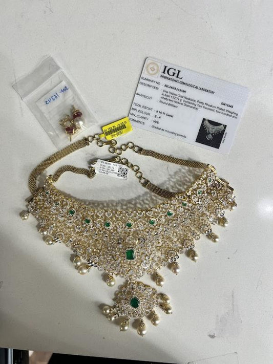 DIAMOND-NECKLACE,18K (DNK-00567)