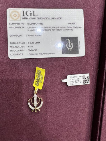 DIAMOND-PENDANT,18K (DP-00587)