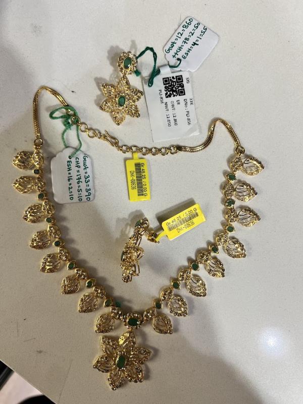 DIAMOND-NECKLACE,22K (DNK-00636)