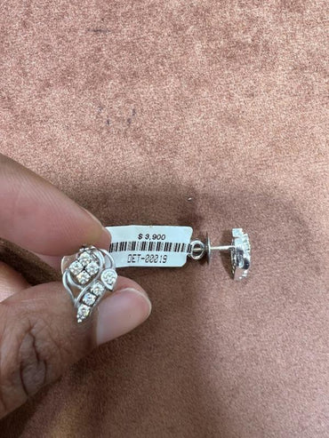 DIAMOND-EAR TOPS,18K (DET-00019)