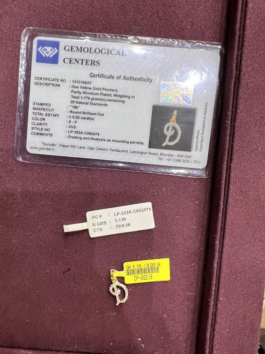 DIAMOND-PENDANT,18K (DP-00218)