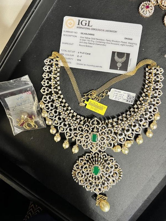 DIAMOND-NECKLACE,18K (DNK-00574)