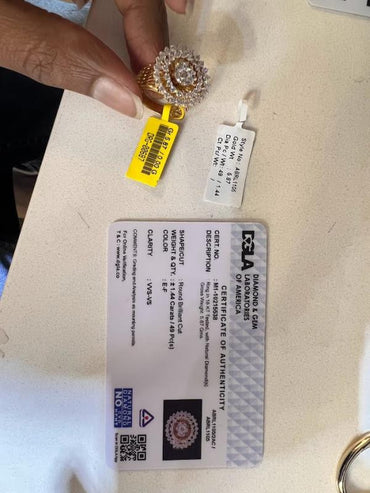 DIAMOND-RING,18K (DRG-00687)