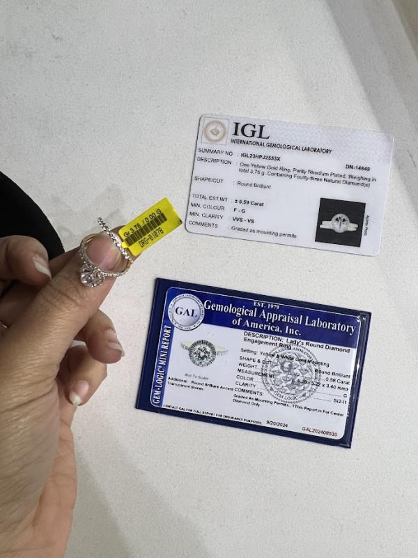 DIAMOND-RING,18K (DRG-01078)