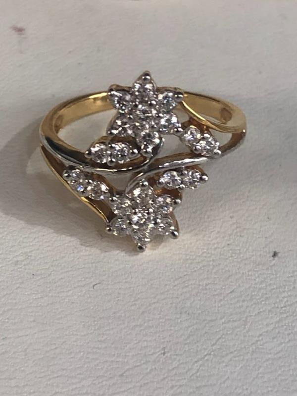 DIAMOND-RING,18K (DRG-00313)