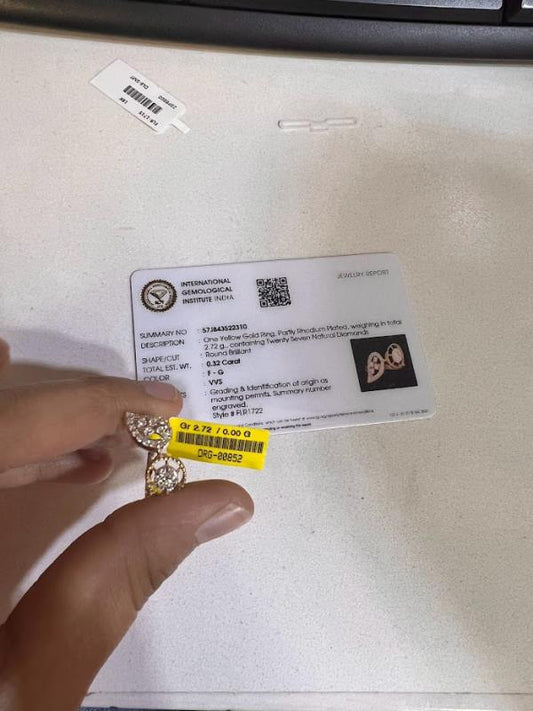 DIAMOND-RING,18K (DRG-00852)