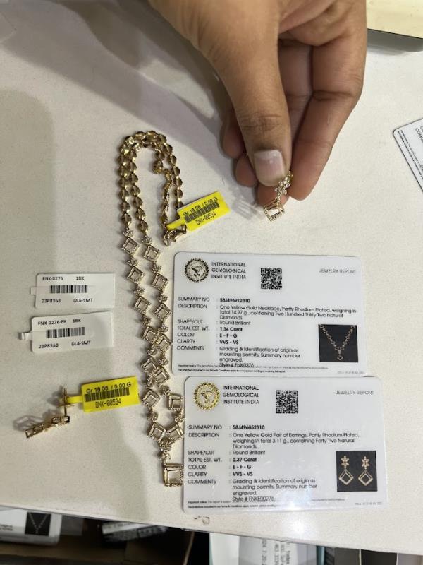 DIAMOND-NECKLACE,18K (DNK-00534)