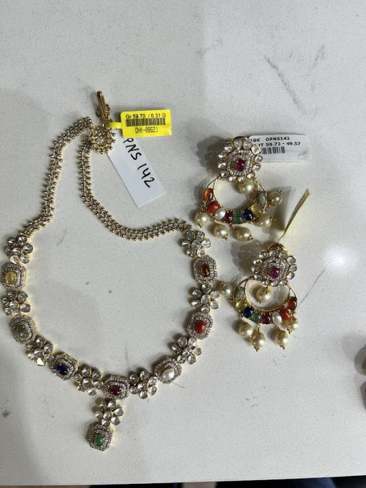 DIAMOND-NECKLACE,18K (DNK-00621)