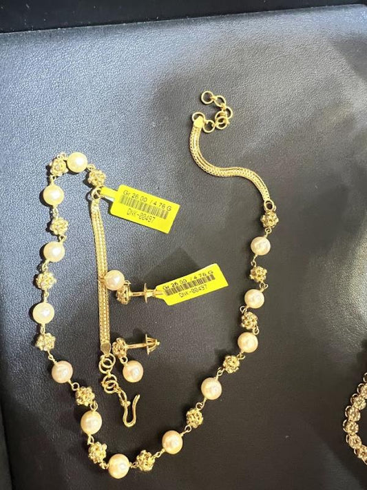 DIAMOND-NECKLACE,22K (DNK-00497)