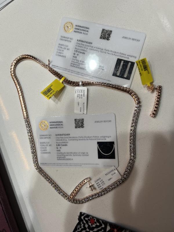 DIAMOND-NECKLAC,18K (DNK-10014-01)