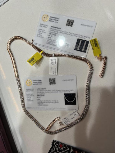 DIAMOND-NECKLAC,18K (DNK-10014-01)