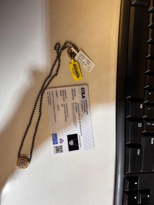 DIAMOND-MANGAL SUTRA,18K (DMS-00197)