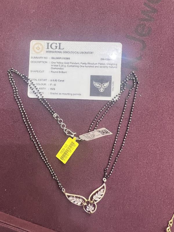 DIAMOND-MANGAL SUTRA,18K (DMS-00364)