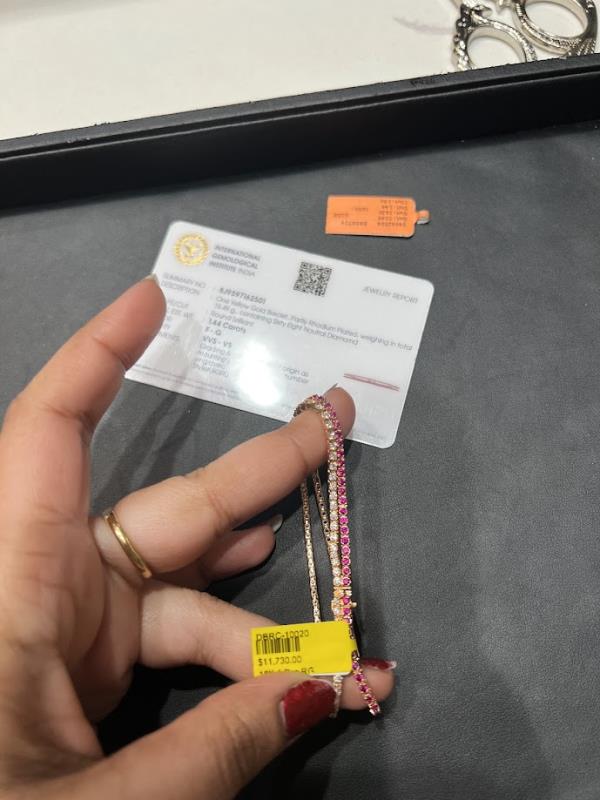 DIAMOND-BRACELE,18K (DBRC-10020)