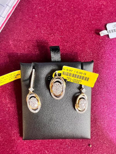 DIAMOND-PENDANT SET,18K (DPS-00007)