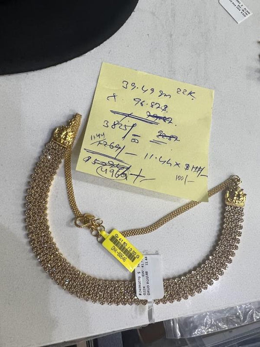 DIAMOND-NECKLACE,22K (DNK-00646)