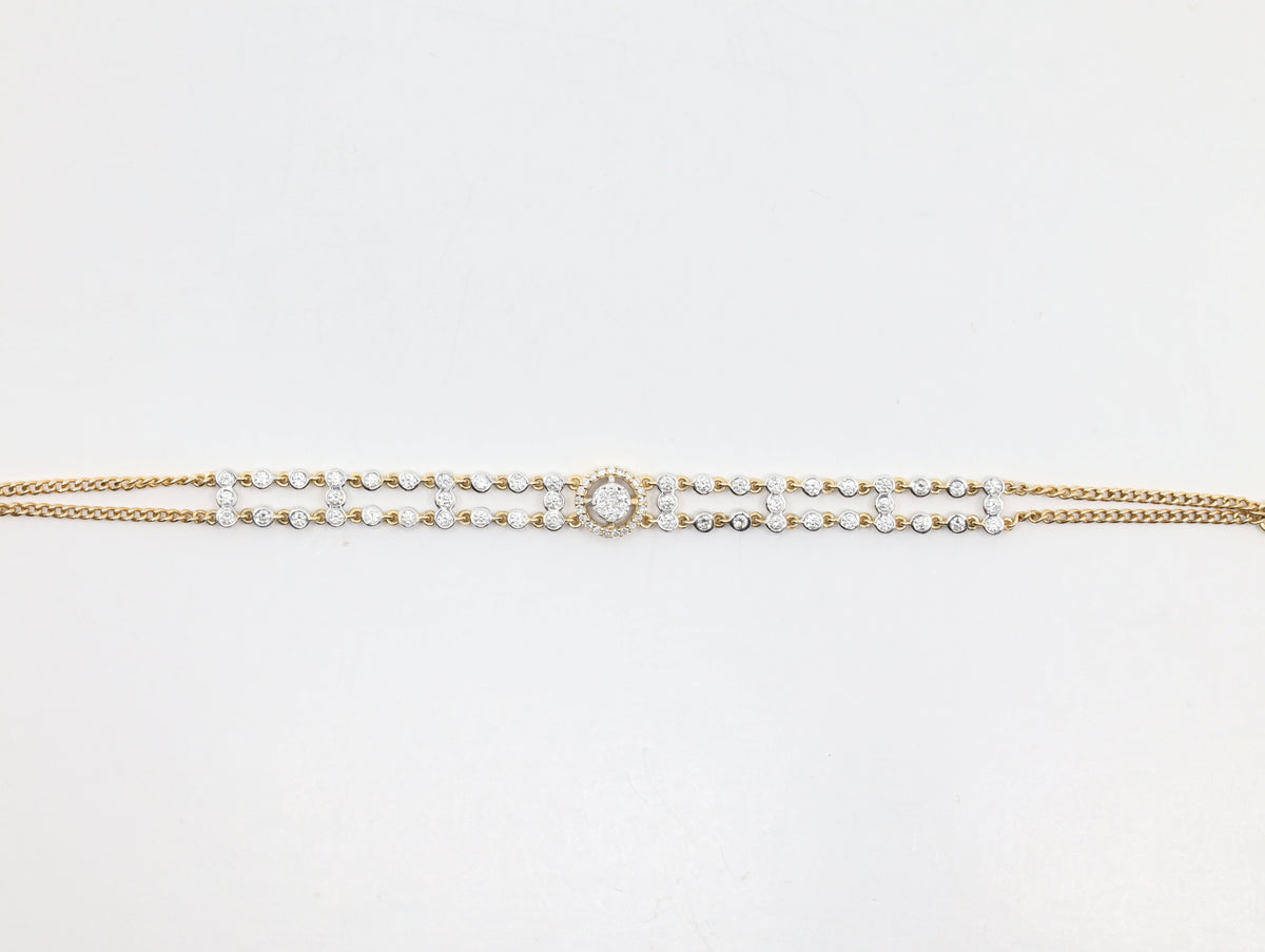 DIAMOND-BRACELE,22K (DBRC-00321)