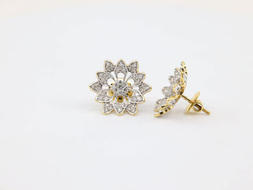 DIAMOND-EAR TOPS,18K (DET-00005)