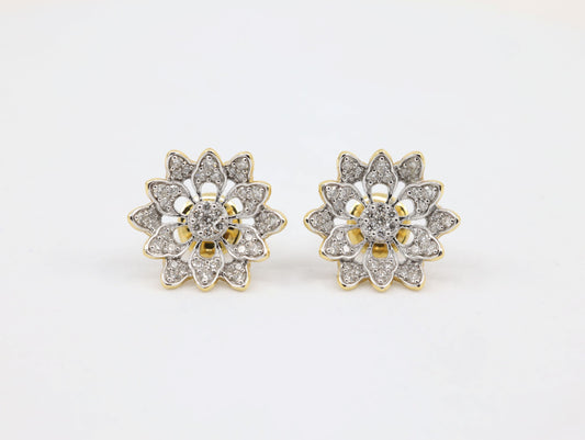 DIAMOND-EAR TOPS,18K (DET-00005)