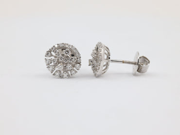 DIAMOND-EAR TOPS,18K (DET-00007)