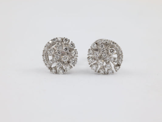 DIAMOND-EAR TOPS,18K (DET-00007)