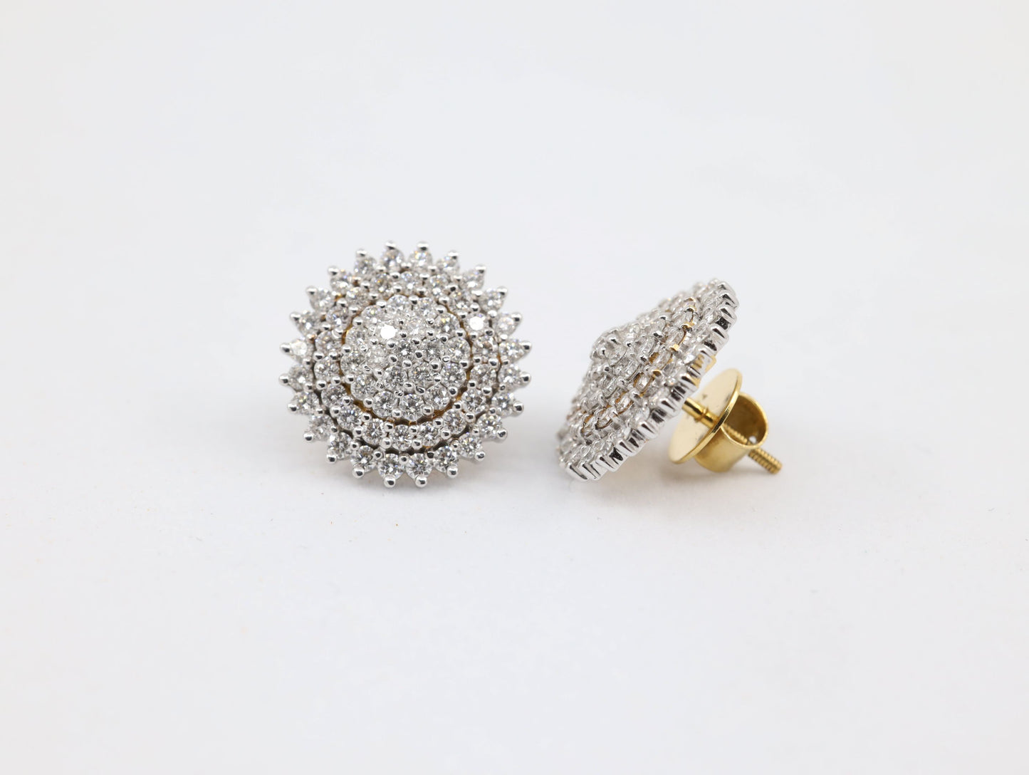 DIAMOND-EAR TOPS,18K (DET-00011)