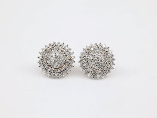 DIAMOND-EAR TOPS,18K (DET-00011)