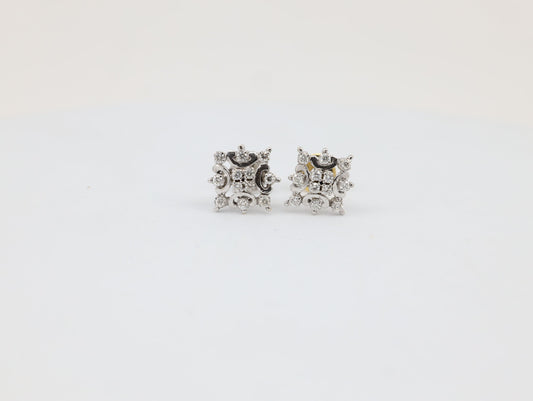 DIAMOND-EAR TOPS,18K (DET-00018)