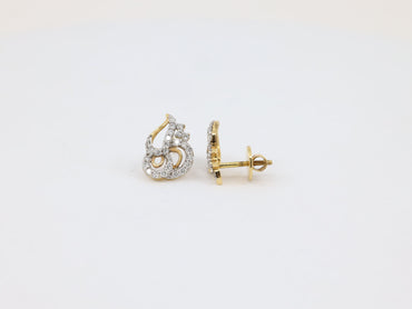 DIAMOND-EAR TOPS,18K (DET-00028)