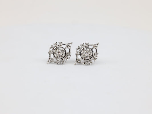 DIAMOND-EAR TOPS,18K (DET-00033)
