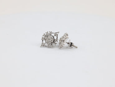 DIAMOND-EAR TOPS,18K (DET-00033)