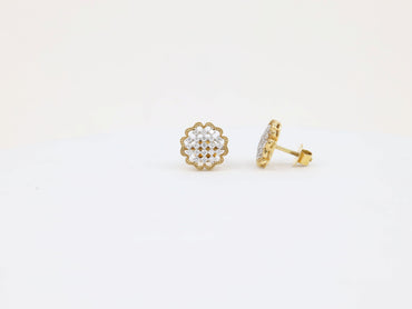 DIAMOND-EAR TOPS,18K (DET-00083)