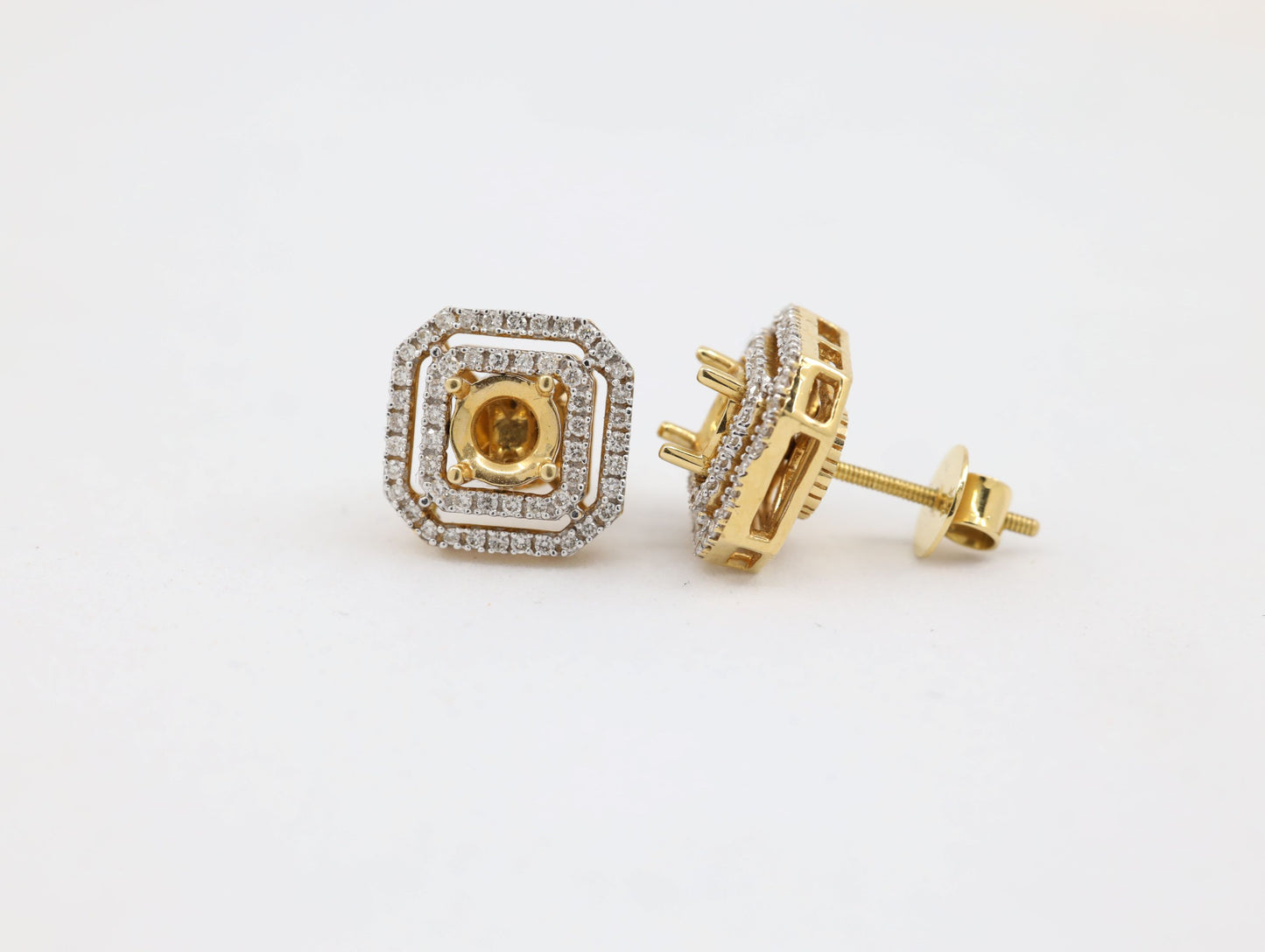 DIAMOND-EAR TOPS,18K (DET-00088)