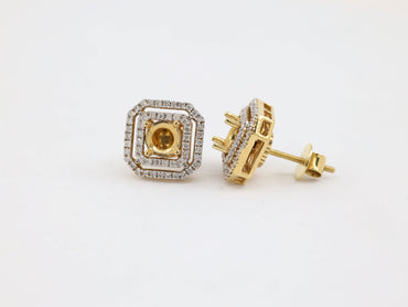 DIAMOND-EAR TOPS,18K (DET-00088)