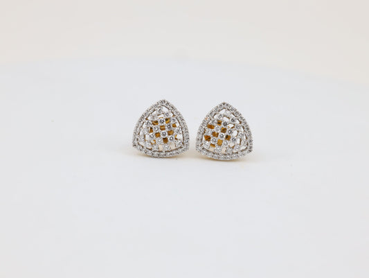 DIAMOND-EAR TOPS,18K (DET-00128)
