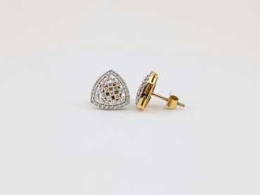 DIAMOND-EAR TOPS,18K (DET-00128)