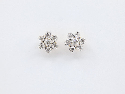 DIAMOND-EAR TOPS,18K (DET-00152)