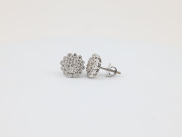 DIAMOND-EAR TOPS,18K (DET-00158)