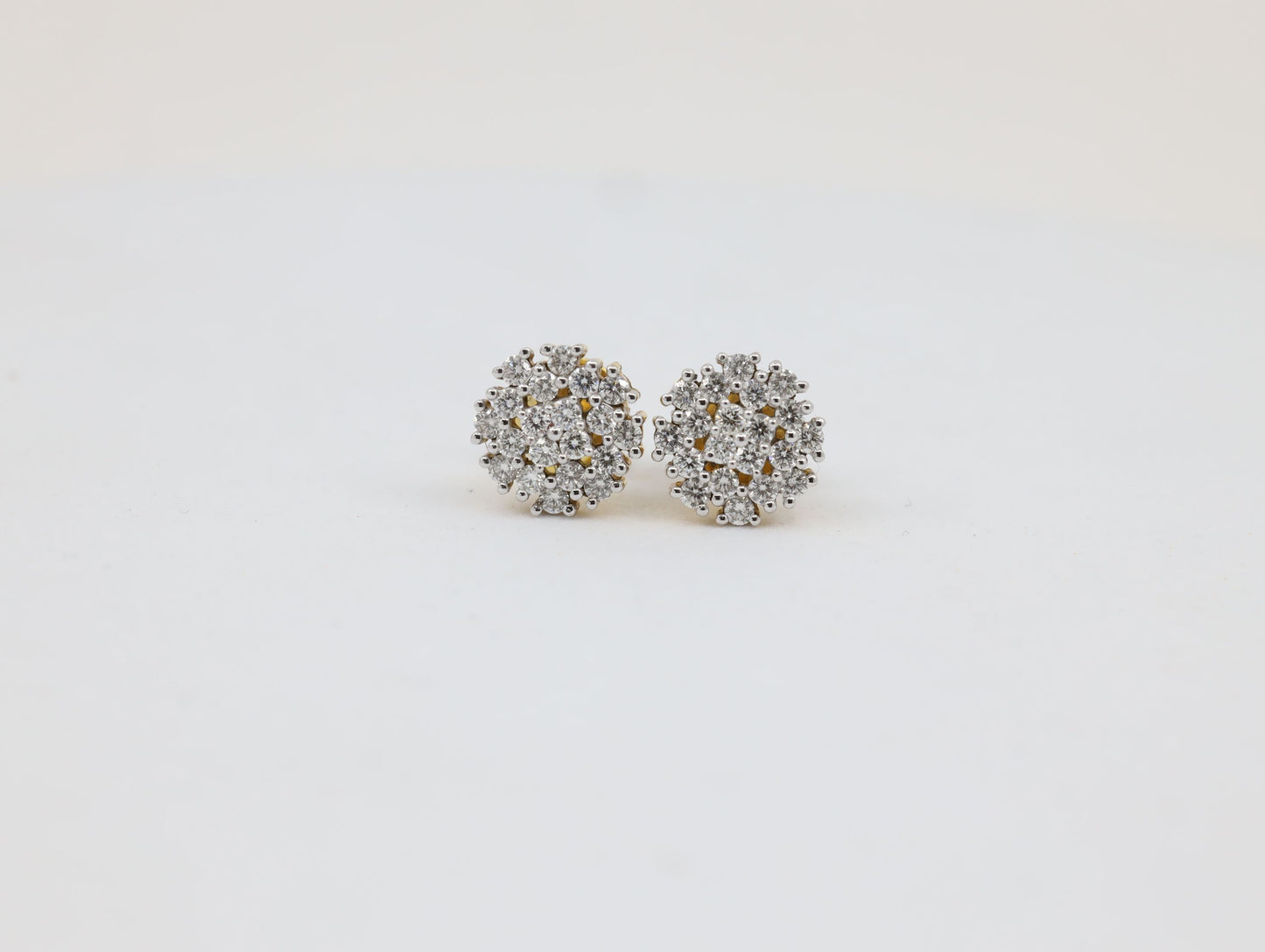 DIAMOND-EAR TOPS,18K (DET-00170)